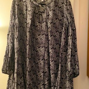 Pinkblush MATERNITY black/white flowy top